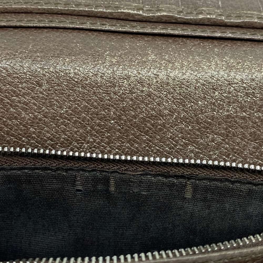 Gucci GG Supreme / Gucci Tian Long Wallet 427011 Dark Brown Beige Multi - Picture 7 of 8